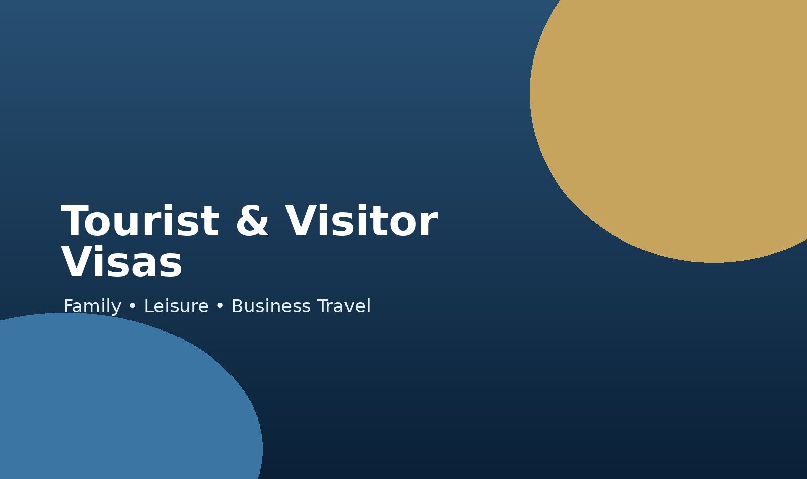 Tourist visa guidance